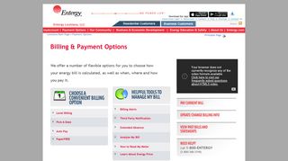 Entergy | Payment Options - Entergy Louisiana