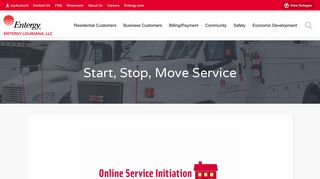 Entergy | Start, Stop, Move Service