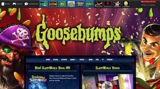 R.L. Stine's Goosebumps: Games, Books, Forums, and more
