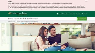 Enroll in Personal Online Banking to Bank On the Go | Enterprise Bank