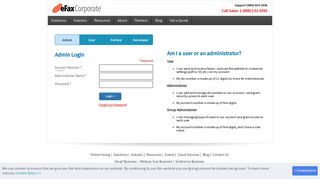 Login - eFax Corporate