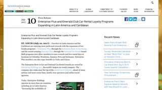 Enterprise Plus and Emerald Club Car Rental ... - Enterprise Holdings