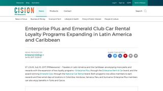 Enterprise Plus and Emerald Club Car Rental Loyalty Programs ...