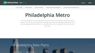 Philadelphia Metro Car Sharing and Hourly Car Rental- Enterprise ...