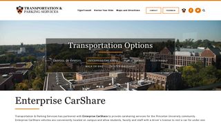 Enterprise CarShare | Transportation and Parking