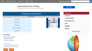 Enterprise Credit Union - Brookfield, WI - Credit Unions Online