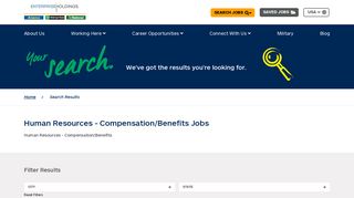 Human Resources - Compensation/Benefits Jobs - Enterprise Careers