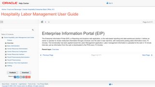 Enterprise Information Portal (EIP) - Oracle Docs