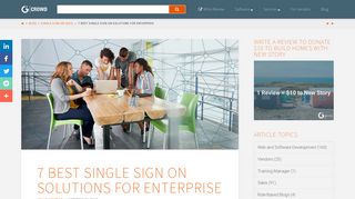 7 Best Single Sign On Solutions for Enterprise | G2 Crowd