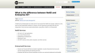 What is the difference between NetID and Enterprise ID? - UIC ACCC