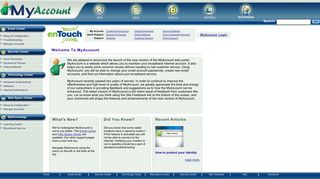 My Account - Entouch Systems