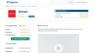 Entrata Reviews and Pricing - 2019 - Capterra