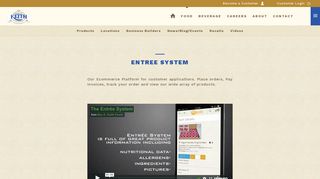 Entree System | Ben E. Keith - Food Product & Alcoholic Beverage ...