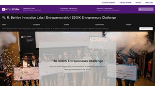 $300K Entrepreneurs Challenge - NYU Stern