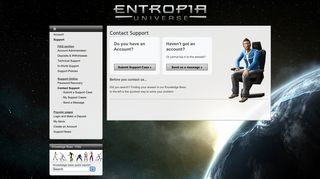 Entropia Universe - Contact Support
