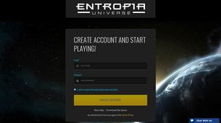 Entropia Universe - Create Your Entropia Universe Account