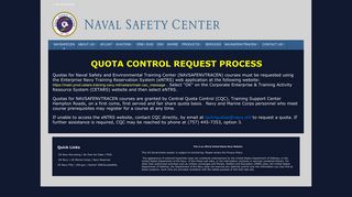 Quota Request or Cancellation - public.navy.mil