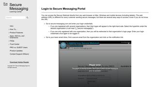 Login to Secure Messaging Portal | Secure Messaging