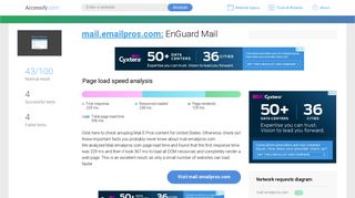 Access mail.emailpros.com. EnGuard Mail