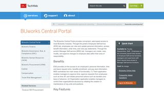 BUworks Central Portal : TechWeb : Boston University