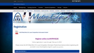 Registration - Metro Edge Figure Skating Club