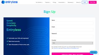 Sign Up - Entryless