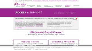 Access & Support | ENTYVIO (vedolizumab)