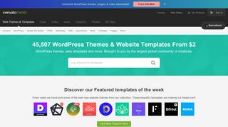 WordPress Themes & Website Templates from ThemeForest