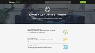 Affiliates - Envato Studio