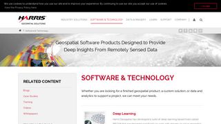 Geospatial Products | Harris Geospatial