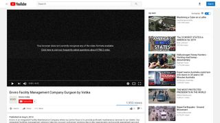Enviro Facility Management Company Gurgaon by Vatika - YouTube