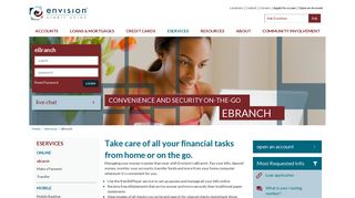 eBranch Online Banking | Credit Union Online Banking | Envision