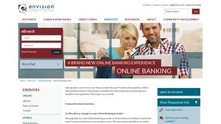 Online Banking FAQs | Envision Credit Union