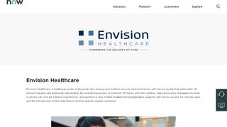 Envision Healthcare | Customer Success | ServiceNow