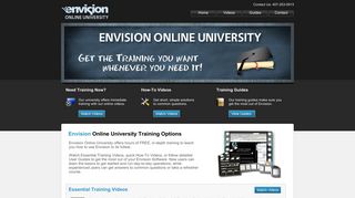 Envision Online University | Training Options for Envision ...