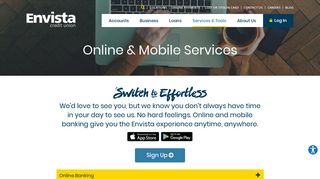 Online & Mobile Services | Envista Credit Union | Topeka, KS ...