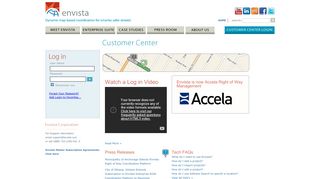 Customer Center - Envista