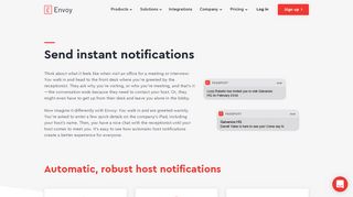 Host Notification System for the Office | Envoy