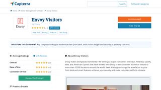 Envoy Visitors Reviews and Pricing - 2019 - Capterra