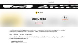 EnzoCasino - Exclusive 250% bonus + 25 Free Spins - JohnSlots