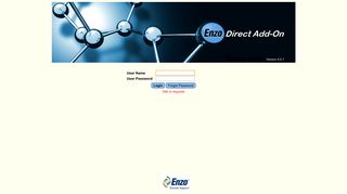 EnzoDirect Add-On Login