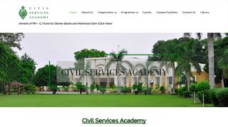 Civil Services Academy: CSA