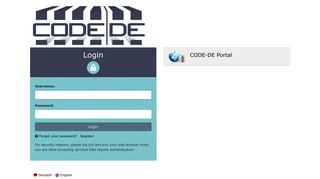 Login - EOC User Management System - CODE-DE