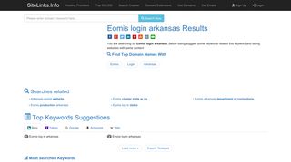 Eomis login arkansas Results For Websites Listing - SiteLinks.Info