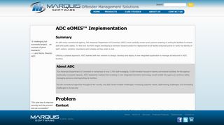 Arkansas Department of Corrections (ADC) (2) | Marquis Software