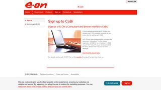 Sign up - CaBi - E.ON