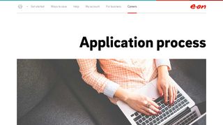 Application process - Eon-uk-careers.com
