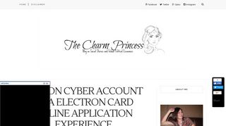 my eon cyber account visa electron card online application experience