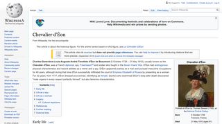 Chevalier d'Éon - Wikipedia