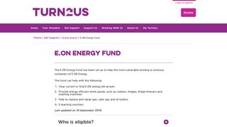 E.ON Energy Fund - Turn2Us